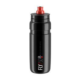 Cyklistická láhev na vodu - FLY 750 ml  - černá