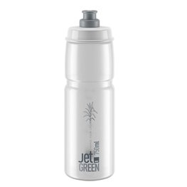 ELITE Cyklistická láhev na vodu - JET GREEN 750 ml - transparentní
