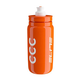 ELITE Cyklistická láhev na vodu - CCC 2020 550 ml - oranžová