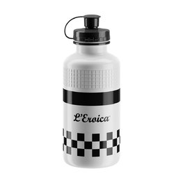 Cyklistická láhev na vodu - EROICA FRANCE 500 ml - bílá/černá