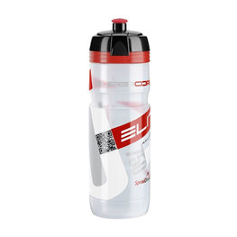 ELITE Cyklistická láhev na vodu - SUPERCORSA 750 ml - transparentní/červená