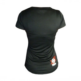 HAVEN Cyklistický dres s krátkým rukávem - AMAZON LADY MTB - černá/červená