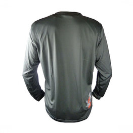 HAVEN Cyklistický dres s dlouhým rukávem letní - NAVAHO LONG MTB - černá/červená