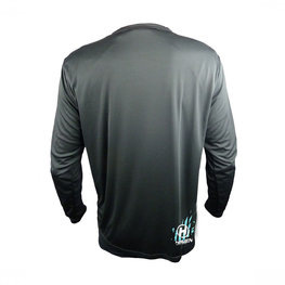 HAVEN Cyklistický dres s dlouhým rukávem letní - NAVAHO LONG MTB - bílá/černá