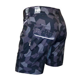 HAVEN Cyklistické kalhoty krátké bez laclu - PEARL NEO LADY - černá/růžová