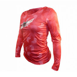 HAVEN Cyklistický dres s dlouhým rukávem letní - PEARL NEO LONG LADY - růžová