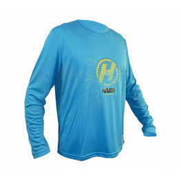 HAVEN Cyklistický dres s dlouhým rukávem letní - NAVAHO LONG II - modrá