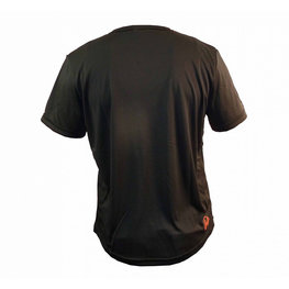 HAVEN Cyklistické triko s krátkým rukávem - NAVAHO II MTB - černá/červená