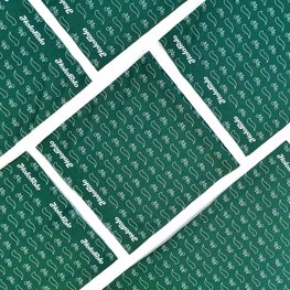 Cyklistický nákrčník - VERDURE - bílá/zelená