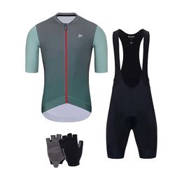 HOLOKOLO Cyklistický mega set - INFINITY - černá/červená/šedá