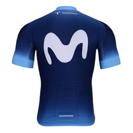 BONAVELO Cyklistický dres s krátkým rukávem - MOVISTAR 2024 - modrá
