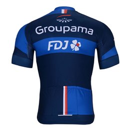 BONAVELO Cyklistický dres s krátkým rukávem - GROUPAMA FDJ 2025 - bílá/červená/modrá