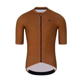 HOLOKOLO Cyklistický krátký dres a krátké kalhoty - VICTORIOUS - hnědá/černá