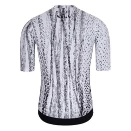 HOLOKOLO Cyklistický dres s krátkým rukávem - TYRES ELITE - černá/bílá