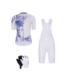 RIVANELLE Cyklistický mega set - FLOWERY LADY - modrá/bílá/vícebarevná