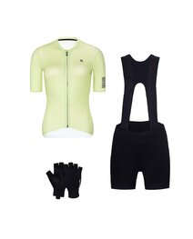 RIVANELLE Cyklistický mega set - VICTORIOUS - světle zelená/černá