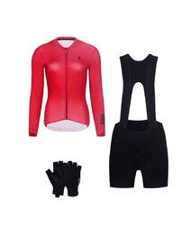 RIVANELLE Cyklistický mega set - VICTORIOUS - červená/černá