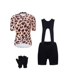 RIVANELLE Cyklistický mega set - WILDCAT II - hnědá/černá