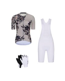 RIVANELLE Cyklistický mega set - BAROC - šedá/bílá/černá