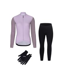 RIVANELLE Cyklistický mega set - PERFORMANCE WINTER - fialová/černá