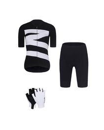 RIVANELLE Cyklistický mega set - MISSVELOAIRE - černá/bílá