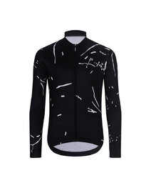 HOLOKOLO Cyklistický dlouhý dres a kalhoty - PASSION WINTER - bílá/černá