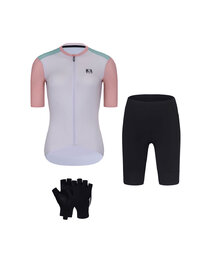 RIVANELLE Cyklistický mega set - TECHNICAL - růžová/zelená/černá