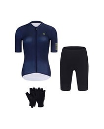 RIVANELLE Cyklistický mega set - VICTORIOUS GOLD - modrá/černá