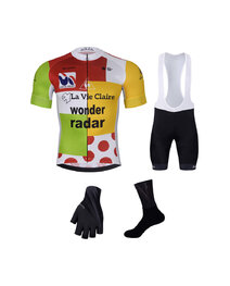 BONAVELO Cyklistický mega set - 1985 LA VIE CLAIRE - černá/vícebarevná/bílá