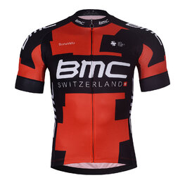 BONAVELO Cyklistický krátký dres a krátké kalhoty - BMC - červená/černá