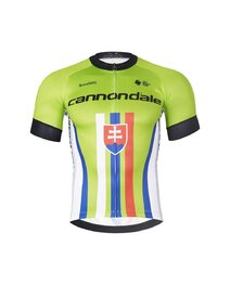 BONAVELO Cyklistický krátký dres a krátké kalhoty - CANNONDALE SK - černá/zelená
