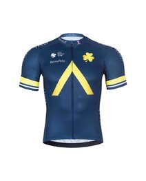 BONAVELO Cyklistický krátký dres a krátké kalhoty - AQUA BLUE - černá/modrá