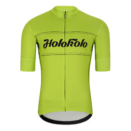 HOLOKOLO Cyklistický krátký dres a krátké kalhoty - GEAR UP  - černá/žlutá