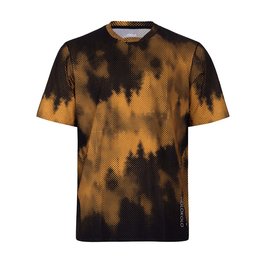 HOLOKOLO Cyklistický MTB dres a kalhoty - NIGHTFALL MTB - oranžová/zelená/černá