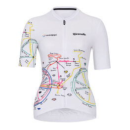 RIVANELLE Cyklistický mega set - MAAPPI ELITE LADY - bílá/černá