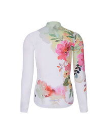 RIVANELLE Cyklistická zimní bunda a kalhoty - FLOWERY WINTER - vícebarevná/černá