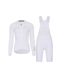 HOLOKOLO Cyklistický krátký dres a krátké kalhoty - VICTORIOUS ELITE - bílá