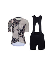 RIVANELLE Cyklistický krátký dres a krátké kalhoty - BAROC - černá/šedá