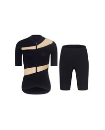 RIVANELLE Cyklistický krátký dres a krátké kalhoty - GLAMOR - béžová/černá