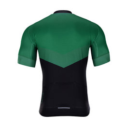HOLOKOLO Cyklistický dres s krátkým rukávem - NEW NEUTRAL - černá/zelená