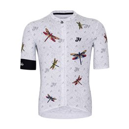 HOLOKOLO Cyklistický dres s krátkým rukávem - ALIVE ELITE - bílá/vícebarevná