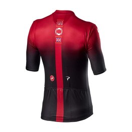 CASTELLI Cyklistický dres s krátkým rukávem - INEOS 2020 - červená/černá