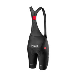 CASTELLI Cyklistické kalhoty krátké s laclem - INEOS 2020 - černá