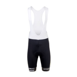 AGU Cyklistické kalhoty krátké s laclem - JUMBO-VISMA 2019 - černá