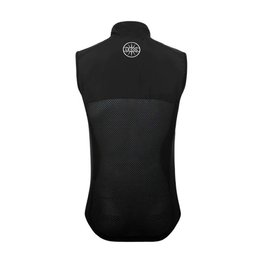 LE COL Cyklistická vesta - SPORT LOGO GILET - bílá/černá