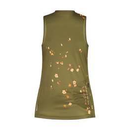 MALOJA Cyklistické triko bez rukávů - TRECIMEM. LADY - zelená