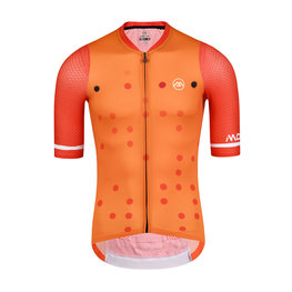 MONTON Cyklistický dres s krátkým rukávem - BLINKY - oranžová