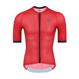 MONTON Cyklistický dres s krátkým rukávem - QUEST - červená