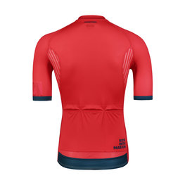 MONTON Cyklistický dres s krátkým rukávem - QUEST - červená