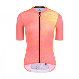 MONTON Cyklistický dres s krátkým rukávem - SUMMER LADY - oranžová